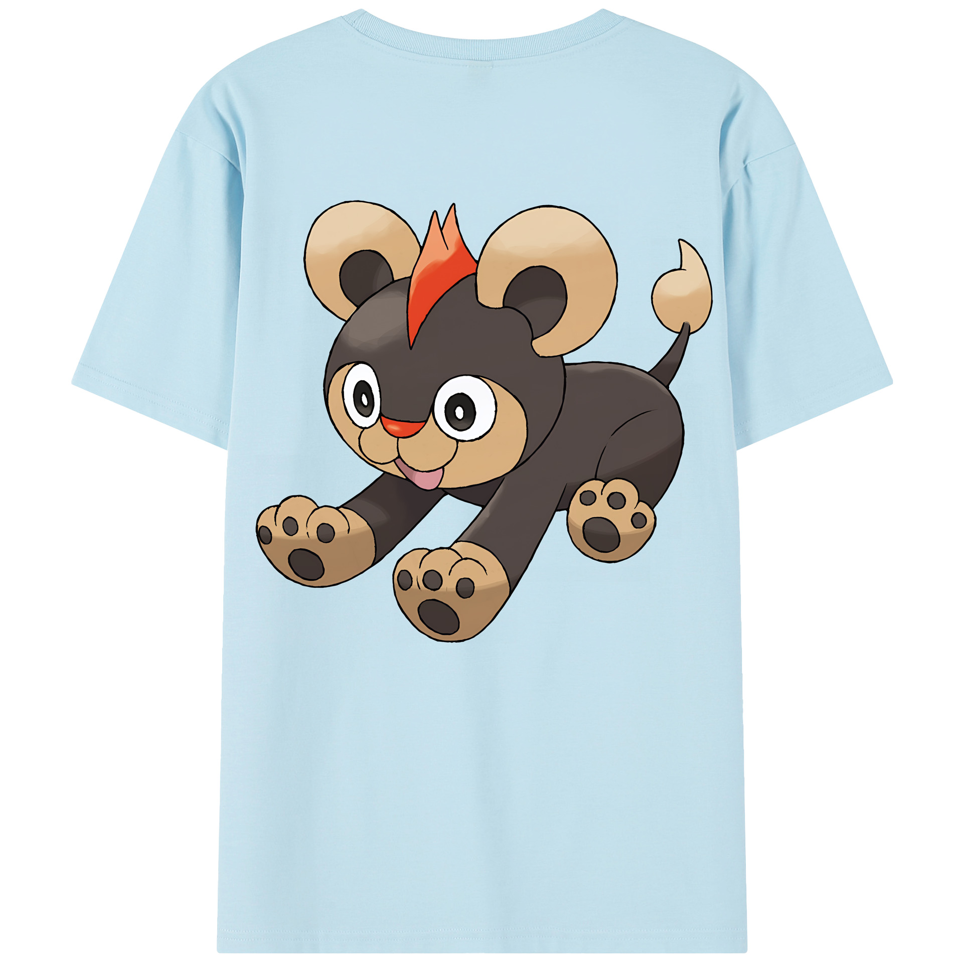 （画像用） ポケットモンスター Pokémon 綿100％半袖Tシャツ（背面プリント）